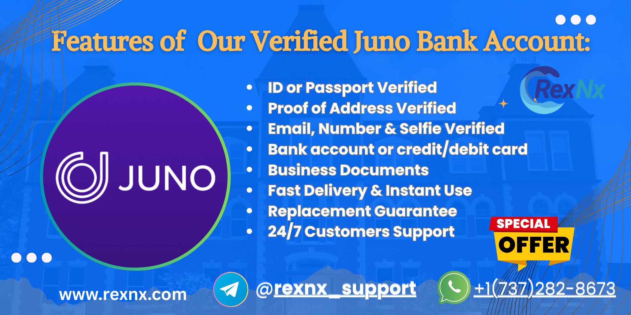 Buy Verified Juno Bank Account