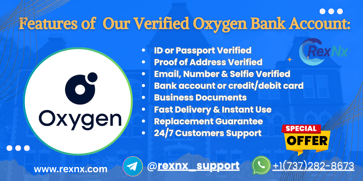 Buy Verified Oxygen Bank Account